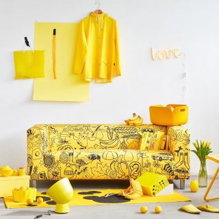 Slipcover Yellow for #ikea Klippan. 100% cotton, precisely stitched, eco-friendly manufacturing. Artefly covers are an...